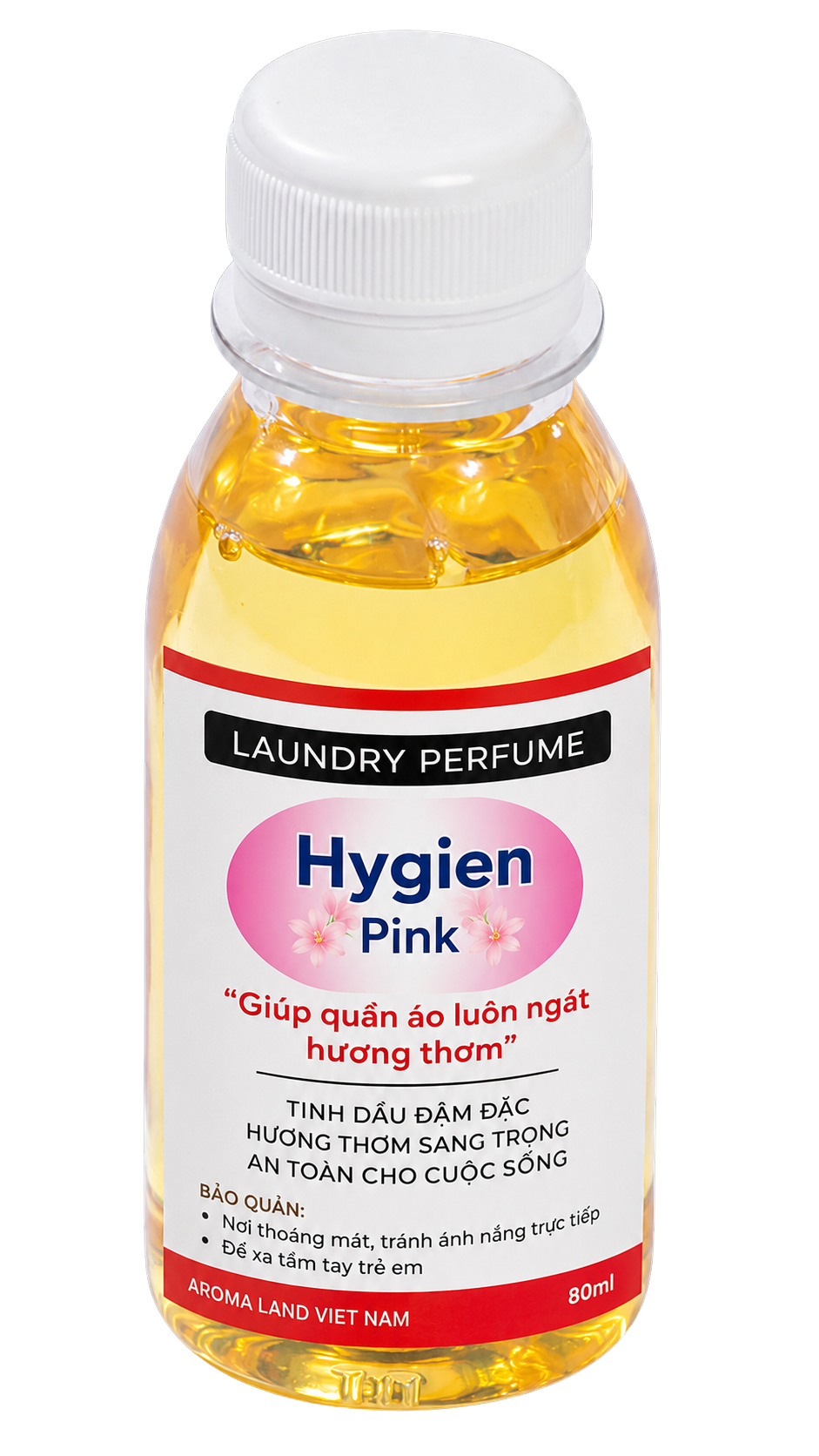 Tinh dầu giặt sấy mùi Hygien Pink AromaLand 80ml
