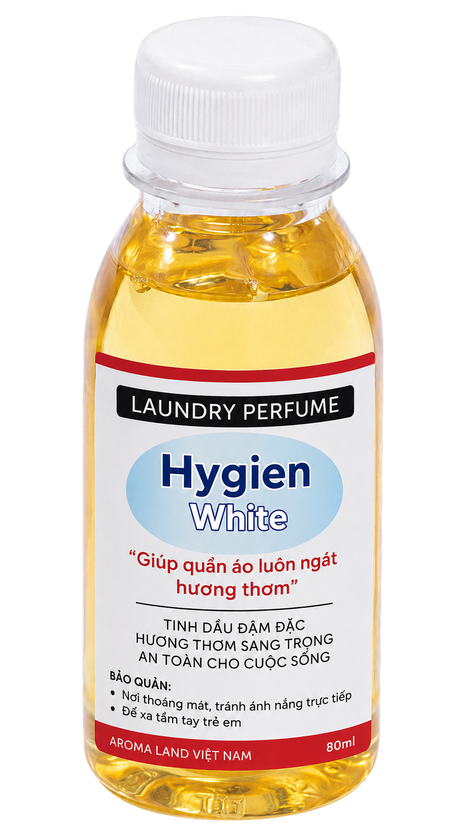 Tinh dầu giặt sấy mùi Hygien White AromaLand 80ml
