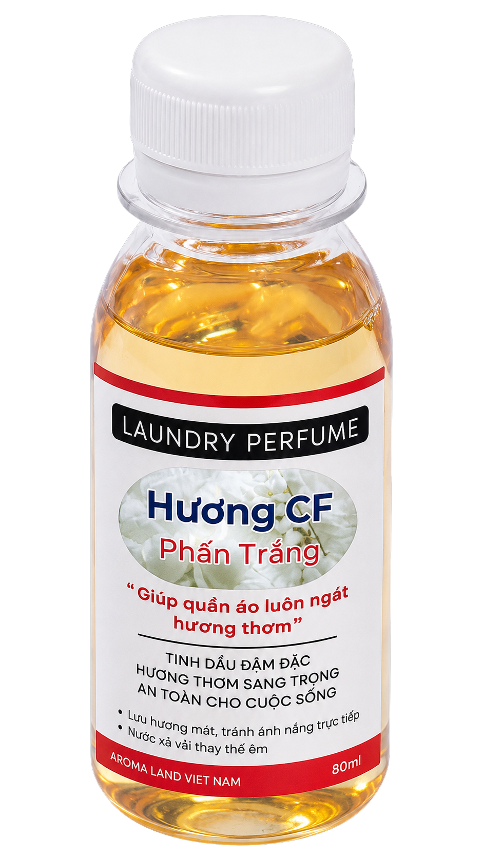Tinh dầu giặt sấy mùi Phấn Trắng AromaLand 80ml